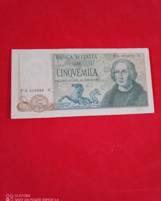 5000 Lire Colombo 3 caravelle 