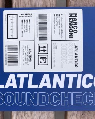 Marco mengoni atlantico soundcheck cd live raro