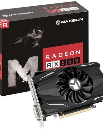 Scheda Video Radeon RX 550 per gaming