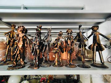 Collezione di Statue in ferro battuto fatte a mano
