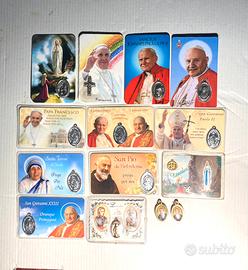 24 Santini misti e medaglie votiva Madonna Santita