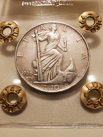 10 lire 1936 impero periziata 