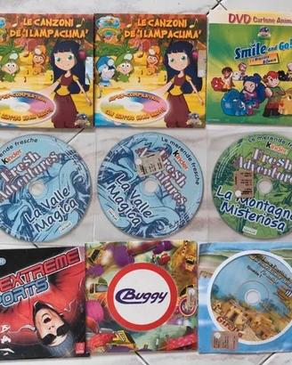 Lotto giochi, film e CD musicali Kinder anni 2000