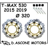 COPPIA DISCHI MAGGIORATI TMAX 2015 2019 Ø 320 CON 