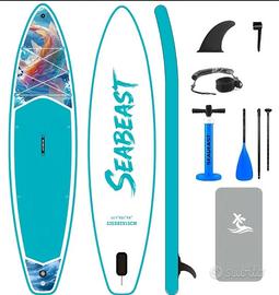 Nuovo sup gonfiabile 335x82x15 con accessori 210kg