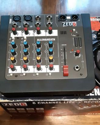 Mixer audio allen heath per dj karaoke live studio