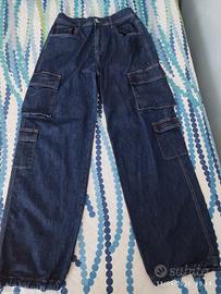 jeans cargo donna