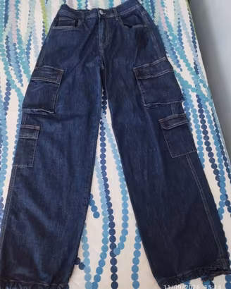jeans cargo donna