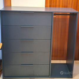 mobile comò nordmela color blu 