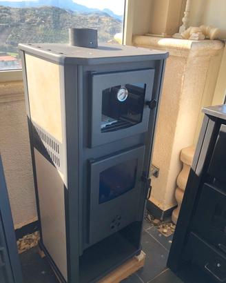 stufa legna roma 12 kw