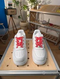 Nike Air Force 1 Supreme White EU 42