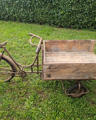 vecchia bicicletta carretto 