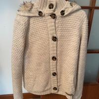 Maglione invernale bershka bianco panna, L donna