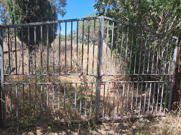 Cancello ferro zincato