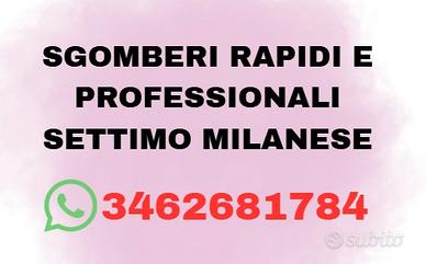 Sgomberi rapidi a settimo milanese e provincia