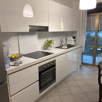 Cucina lineare 3mt bimca laccata lucida bianca