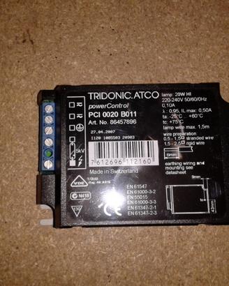 Reattore elettronico TRIDONIC ARCO 20w