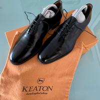 Scarpe francesine uomo Keaton nere in pelle