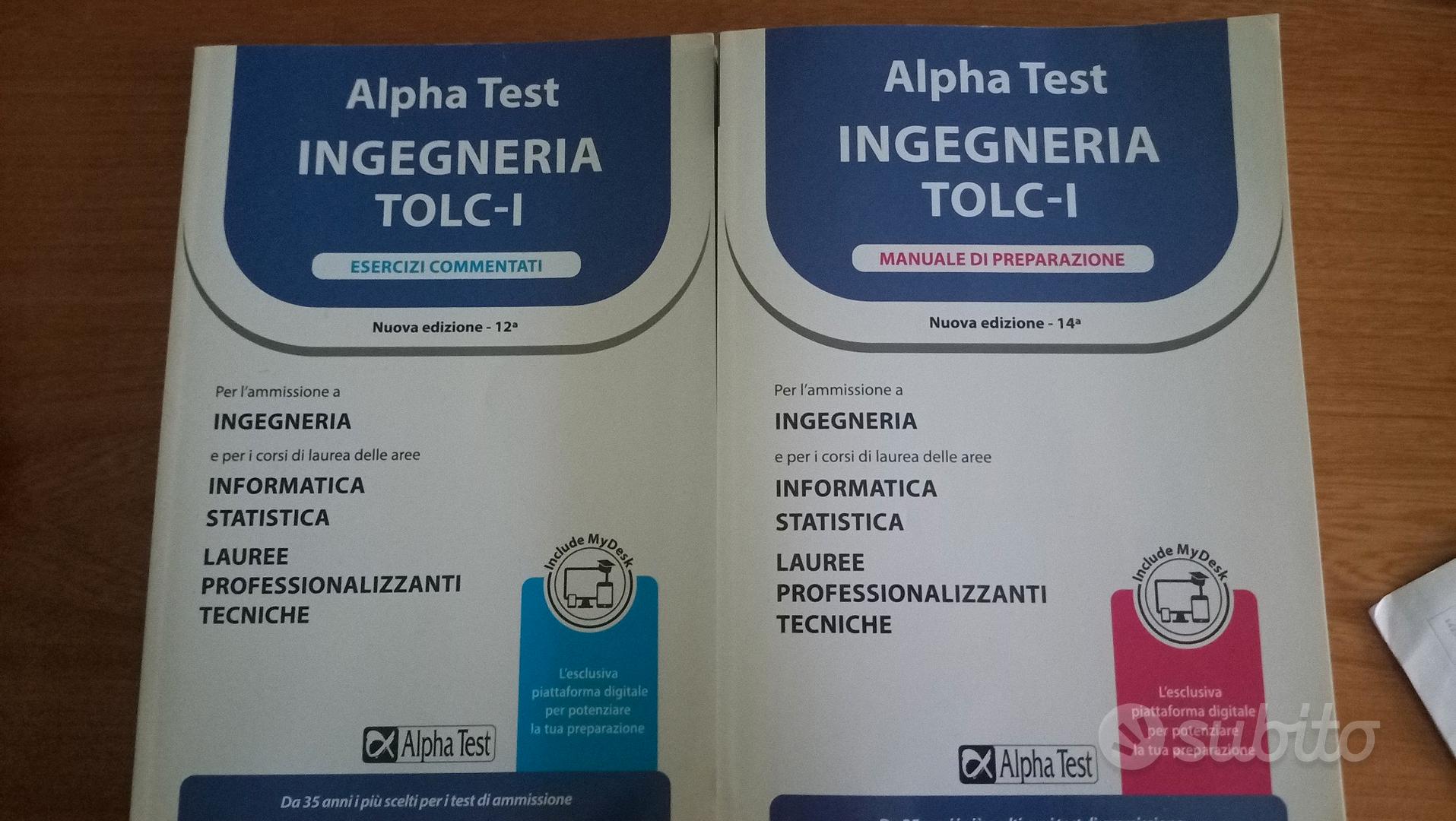 Alphatest Ingegneria Tolc-I - Libri e Riviste In vendita a Aosta