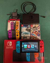 Nintendo Switch Rosso Neon/Blu Neon [ed.2017]