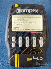 compex sp 4.0 + Mi-sensor completo di accessori e 