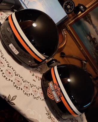 Casco Moto Vintage Semi-Aperto in ABS con Collare Rimovibile - Casco