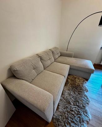 Divano chaise longue 3 posti 