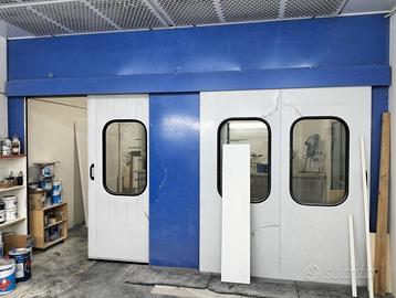 Porta scorrevole verniciatura