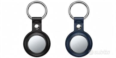 Lotto 2 Custodie Pelle per Tracker 32mm-Nero + Blù