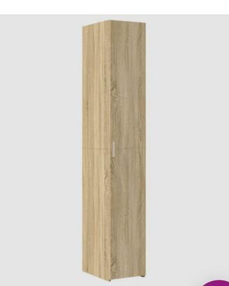 vidaXL Credenza Rovere Sonoma 30x42,5x185