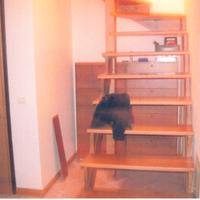 scala a chiocciola in legno 