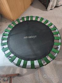 trampolino da fitness relaxdays diametro 95cm