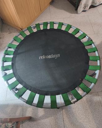trampolino da fitness relaxdays diametro 95cm