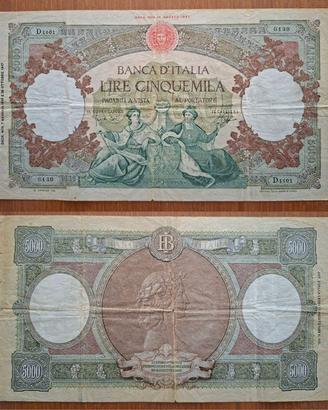 5000 Lire "Regine del Mare"
