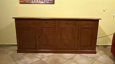 Madia stile arte povera 4 ante