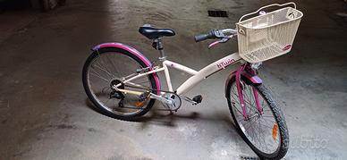 Bici da bambina  Decathlon 24 pollici