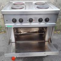 cucina professionale elettrica con forno