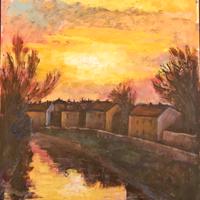 O.Ceppatelli 1941 "Martesana" - Olio su tavola