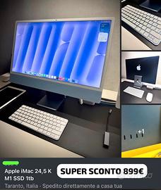 Apple iMac 24 M1 SSD 1tb