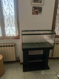 Acquario acquatlantis 95l completo di mobile