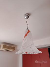 Lampadario in vetro di Murano