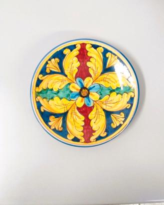 Piatto in ceramica siciliana