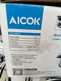 Cuociuova elettrico Aicok EB-06BD mai usato