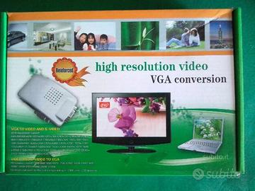 Video convertitore per segnali vga pca scart