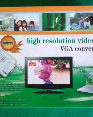 Video convertitore per segnali vga pca scart