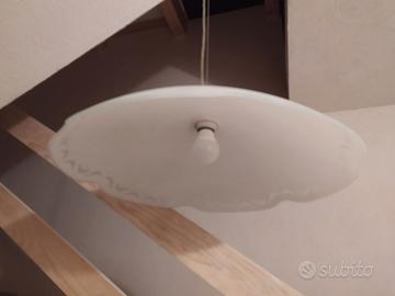 Lampadario in vetro per cucina