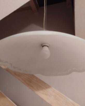 Lampadario in vetro per cucina