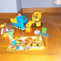 Lego Duplo Town: Camion e scavatrice cingolata