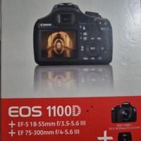Canon Eos 1100d double zoom kit