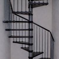 Scala di Design Mobirolo con ringhiera Piano Sup.